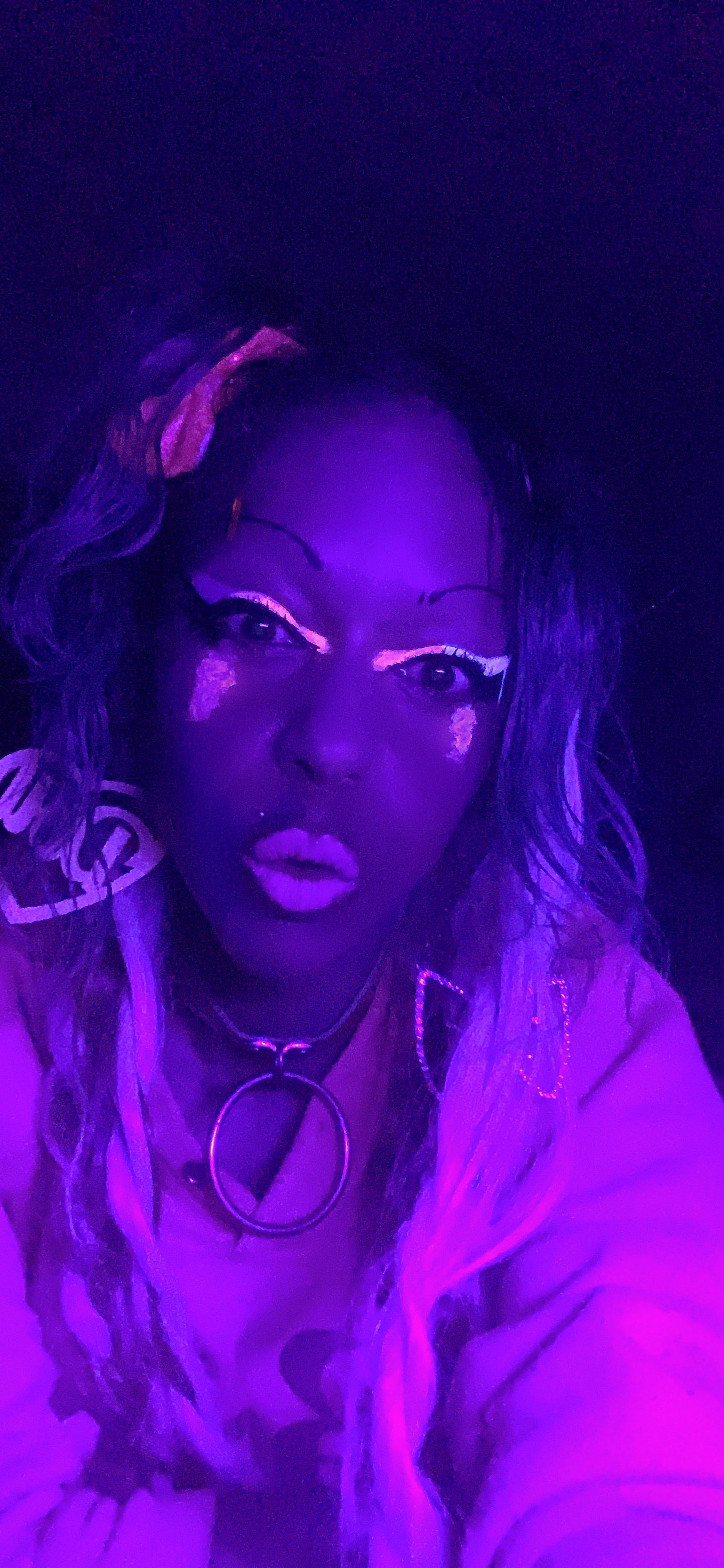 Inked Doll Cosmetics - (HUGE!) Monster Doll ZOMBY GAGA *UV Neon Pastel* SPLIT LINER/ FACE/ BODY PAINT