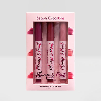 Plump & Pout Plumping Gloss Stick Trio