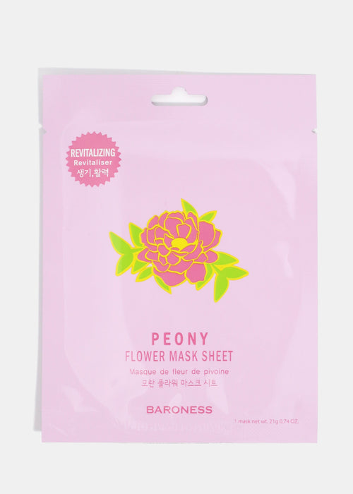 BARONESS Peony Flower Sheet Mask