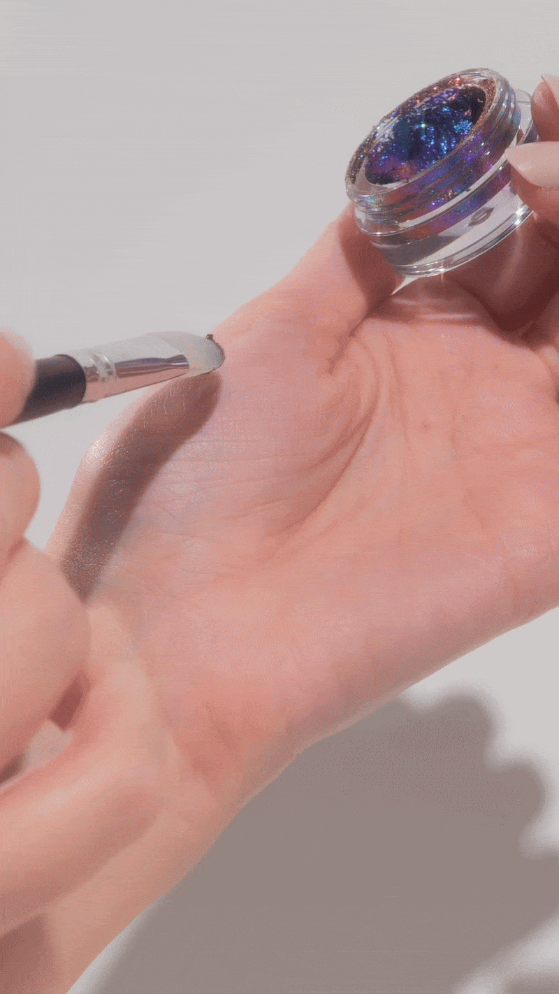 Milkyway Chroma Flakes (Blue/Purple) - Duochrome Pigment - Glisten Cosmetics