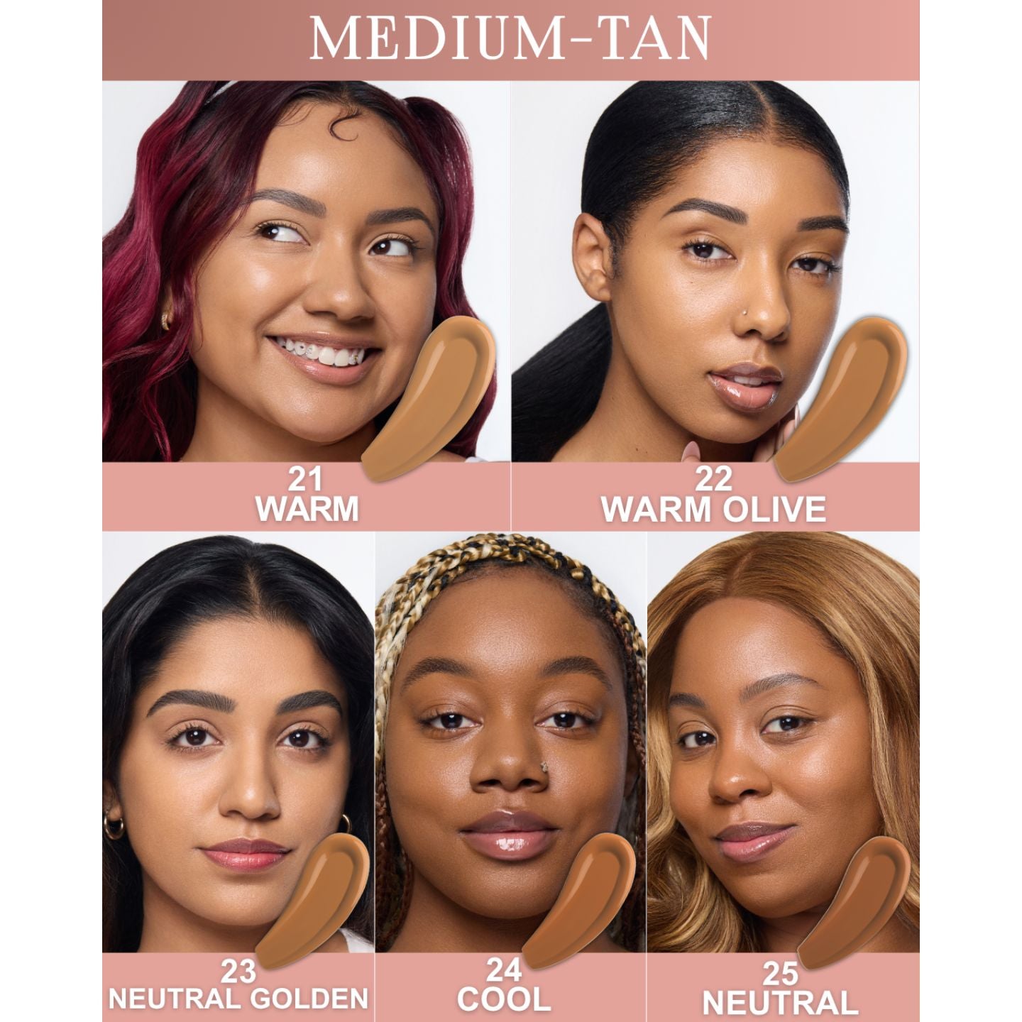Flawless Stay Matte Foundation Group Samples