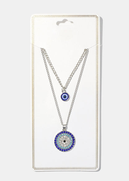 Evil Eye Layered Necklace