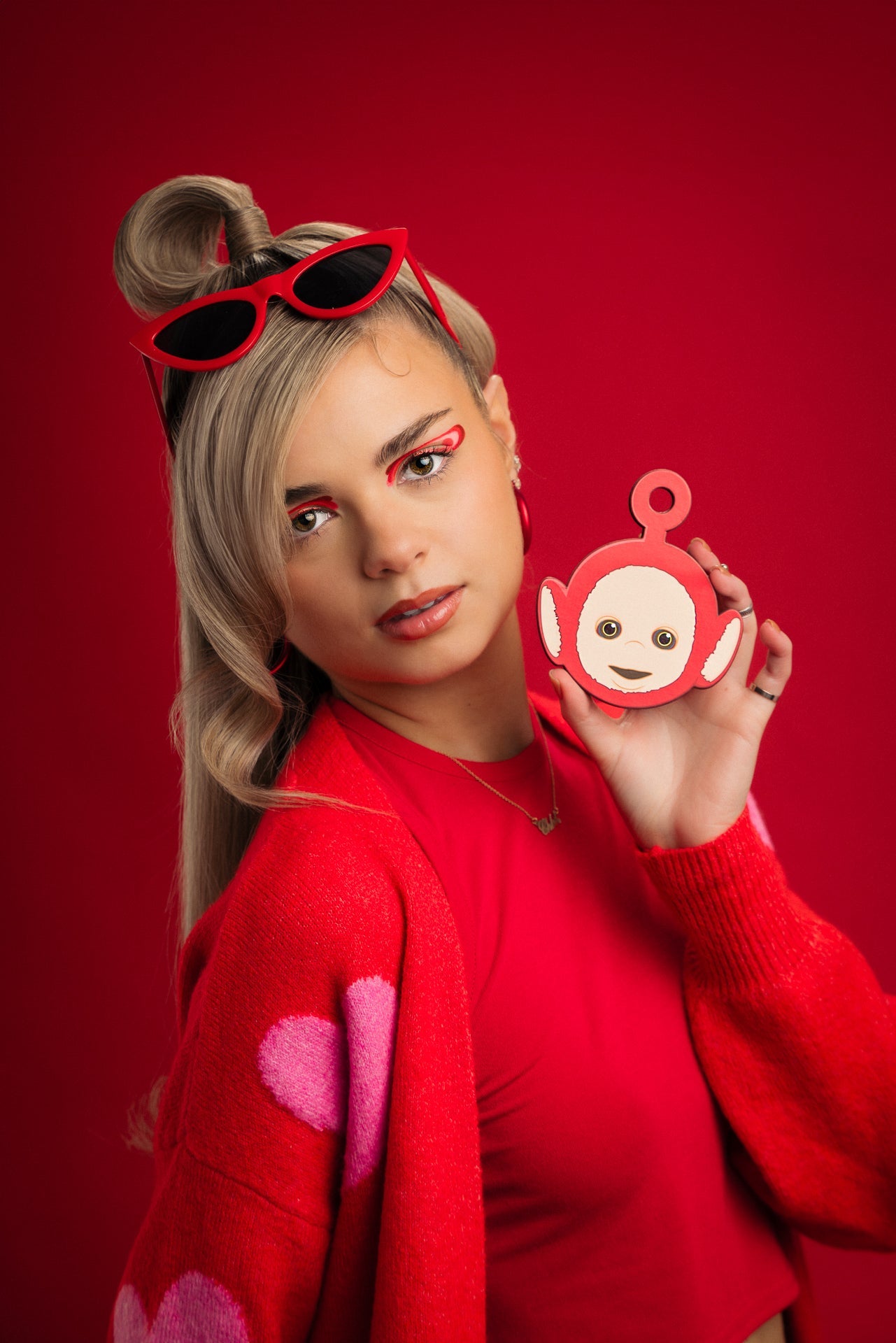 Po Wet Liner Palette (Red/Pink) - Glisten Cosmetics X Teletubbies