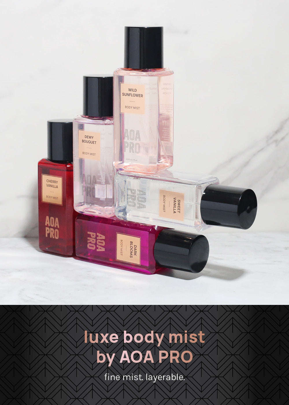 AOA Pro Dark Blooms Body Mist