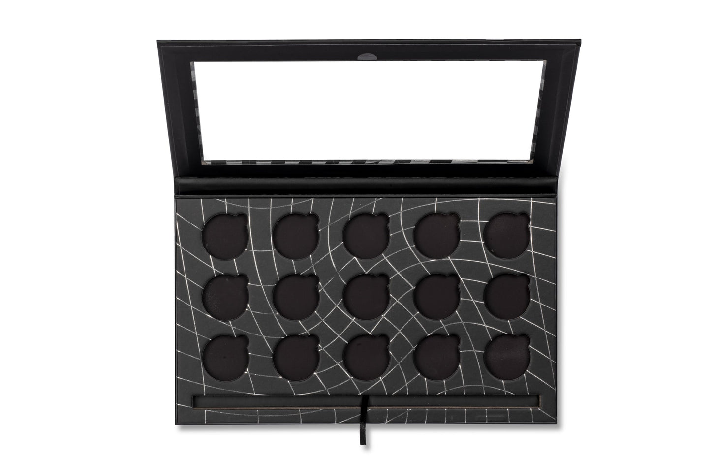 15 Pan Magnetic Palette with Brush Holder - Glisten Cosmetics
