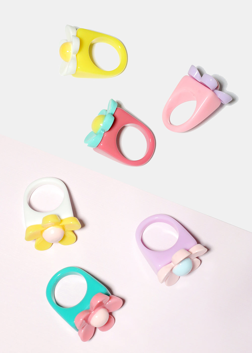 Color Flower Ring