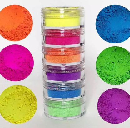 Inked Doll Cosmetics - LOUD LEMON "Rave Lites" (BLACKLITE UV REACTIVE POWDERS)