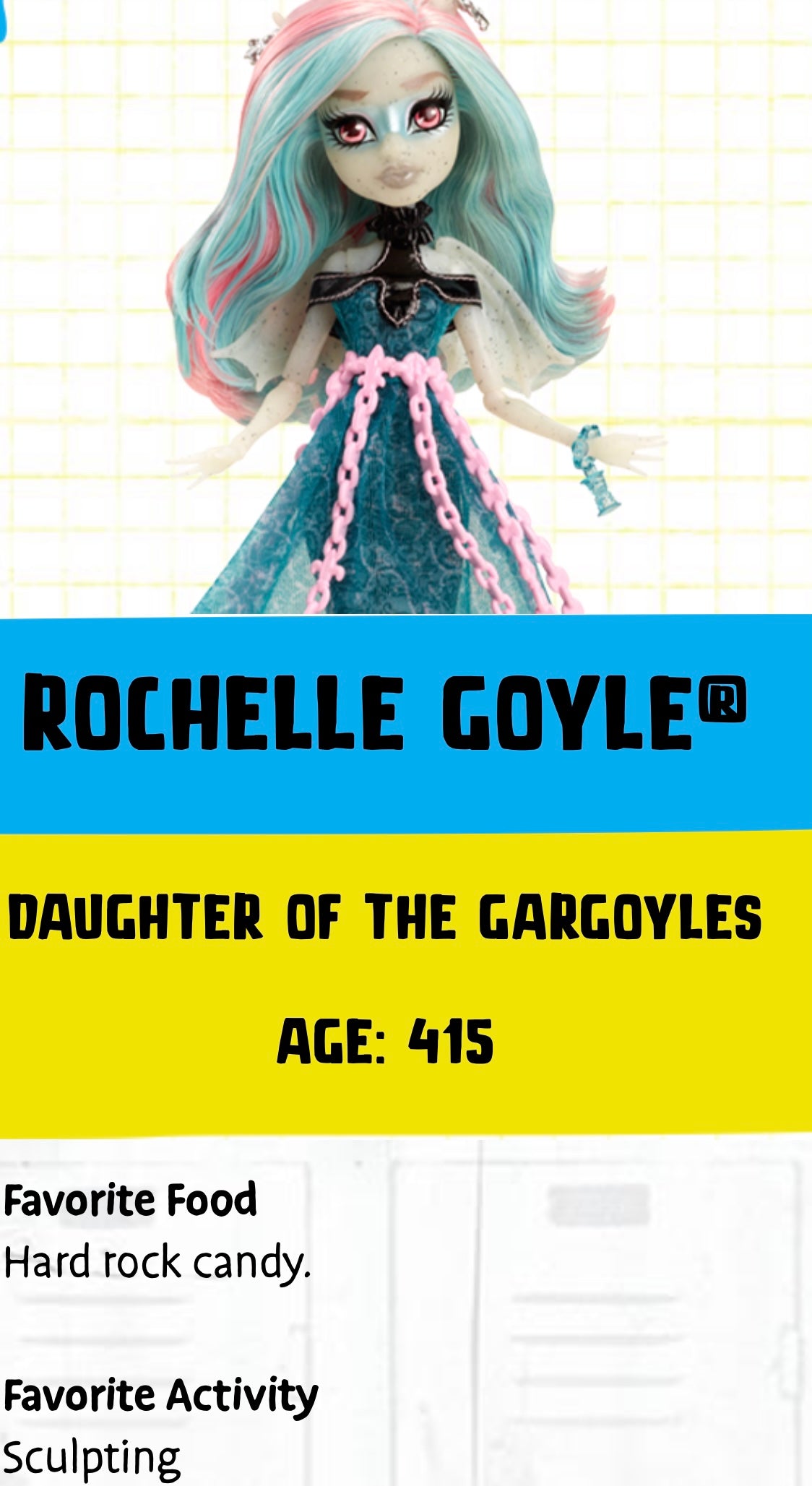 Inked Doll Cosmetics - (HUGE!) Monster Doll ROCHELLE GOYLE *UV Neon Pastel* SPLIT LINER/FACE/BODY PAINT!