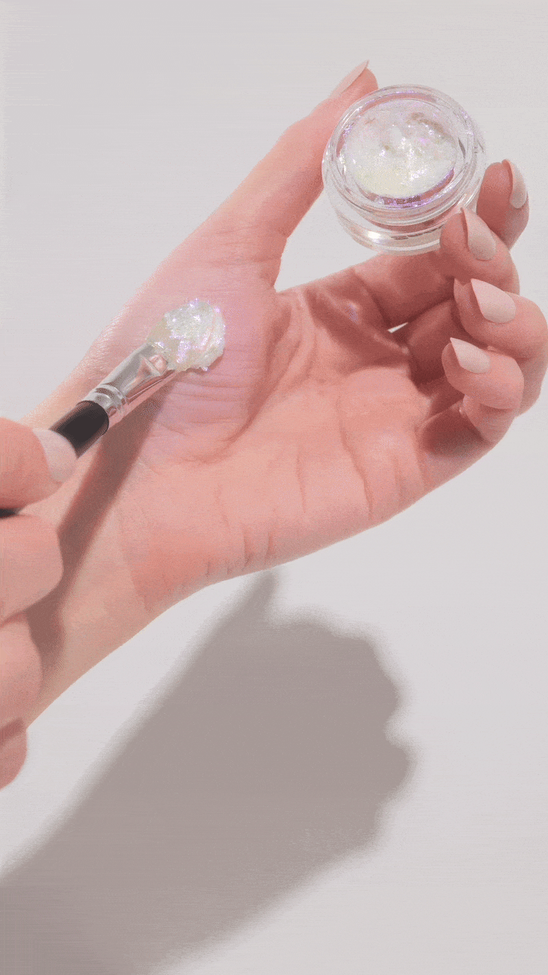 Snow Chroma Flakes (White) - Duochrome Pigment - Glisten Cosmetics