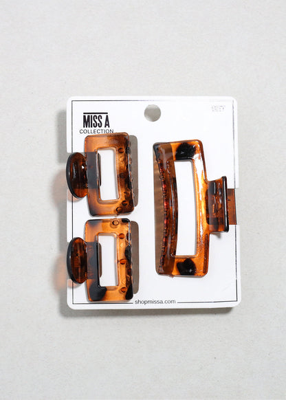 Everyday Mini + Midi Hair Claw Clip Set