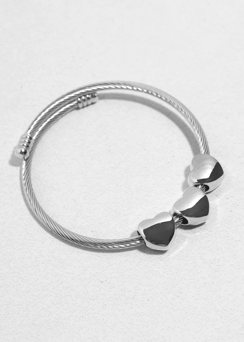 Heart to Heart Cable Bracelet