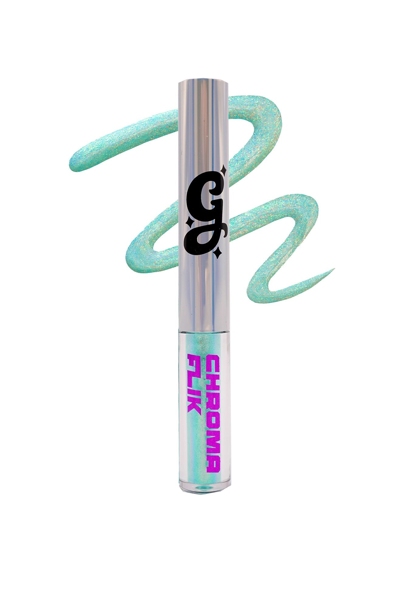 Seabreeze Chroma Flik (Teal/Silver) - Liquid Liner - Glisten Cosmetics