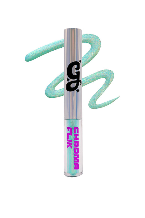 Seabreeze Chroma Flik (Teal/Silver) - Liquid Liner - Glisten Cosmetics