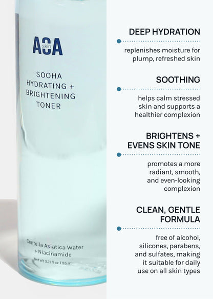 AOA Skin Sooha Hydrating + Brightening Toner 95ml