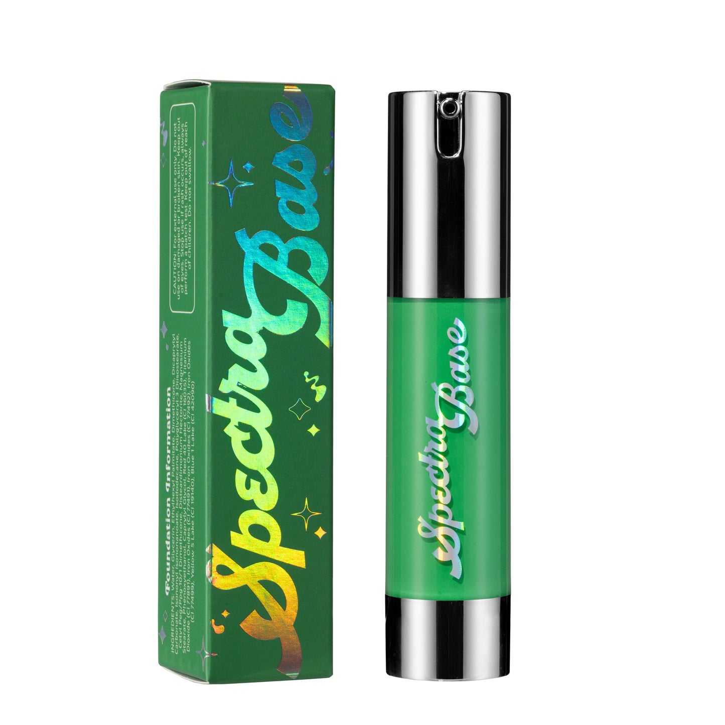 Green Spectra Base - Colourful Foundation - Glisten Cosmetics