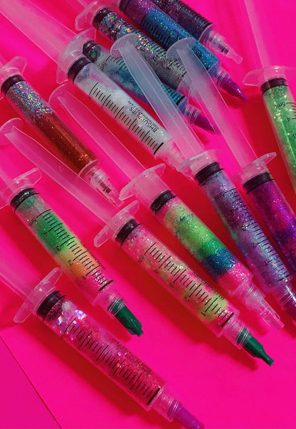 Inked Doll Cosmetics - LOST LANDS *UV* GlamDoll Glitter Syringe