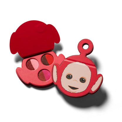 Po Wet Liner Palette (Red/Pink) - Glisten Cosmetics X Teletubbies