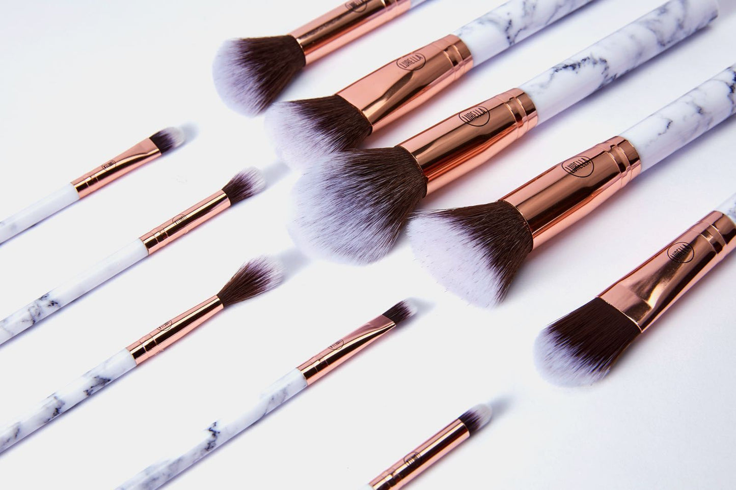 Lurella Cosmetics - Deluxe Marble Brush Set