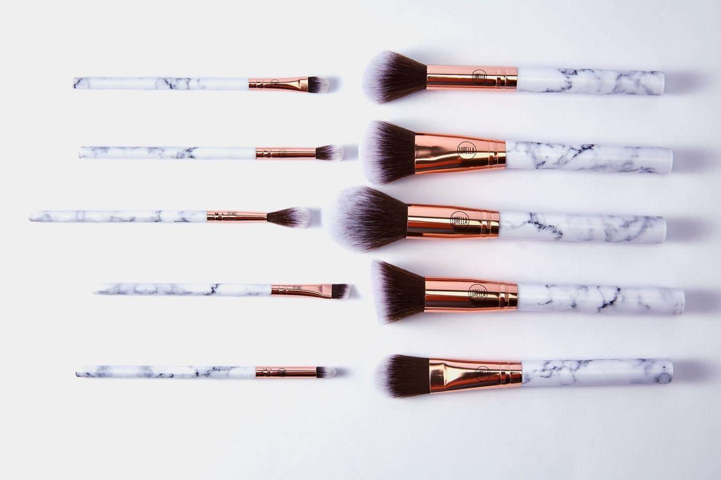 Lurella Cosmetics - Deluxe Marble Brush Set