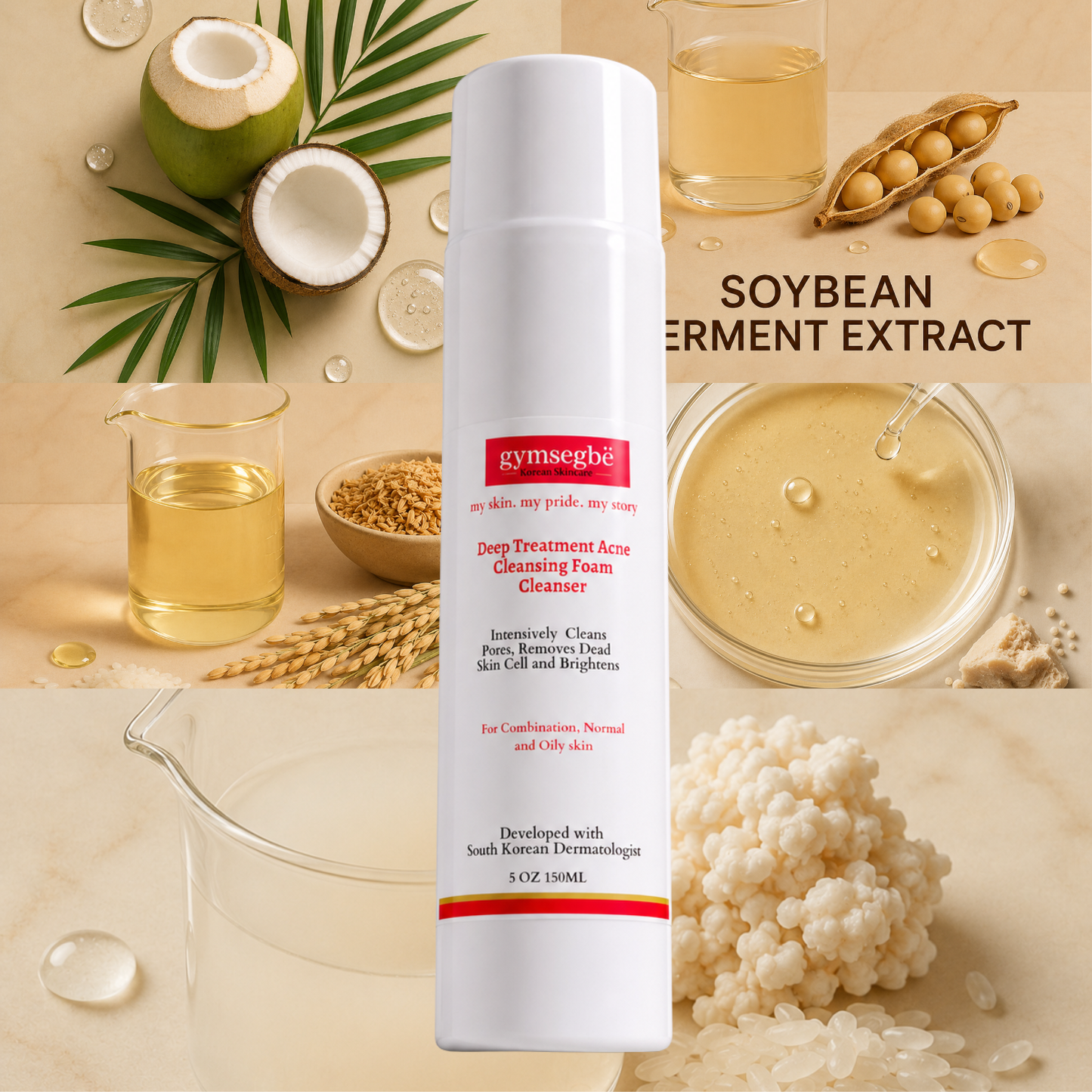 Gymsegbë - Deep Treatment Acne Cleansing Foam Cleanser