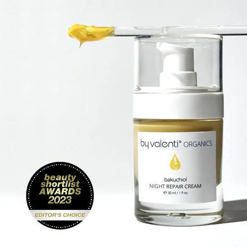by valenti® - Bakuchiol Night Repair Cream Bakuchiol 1% + Retinyl Palmitate .3% + Hyaluronic acid + Ceramides