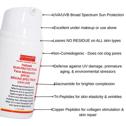Gymsegbë - Habaek Sun Protection Face Moisturizer SPF50