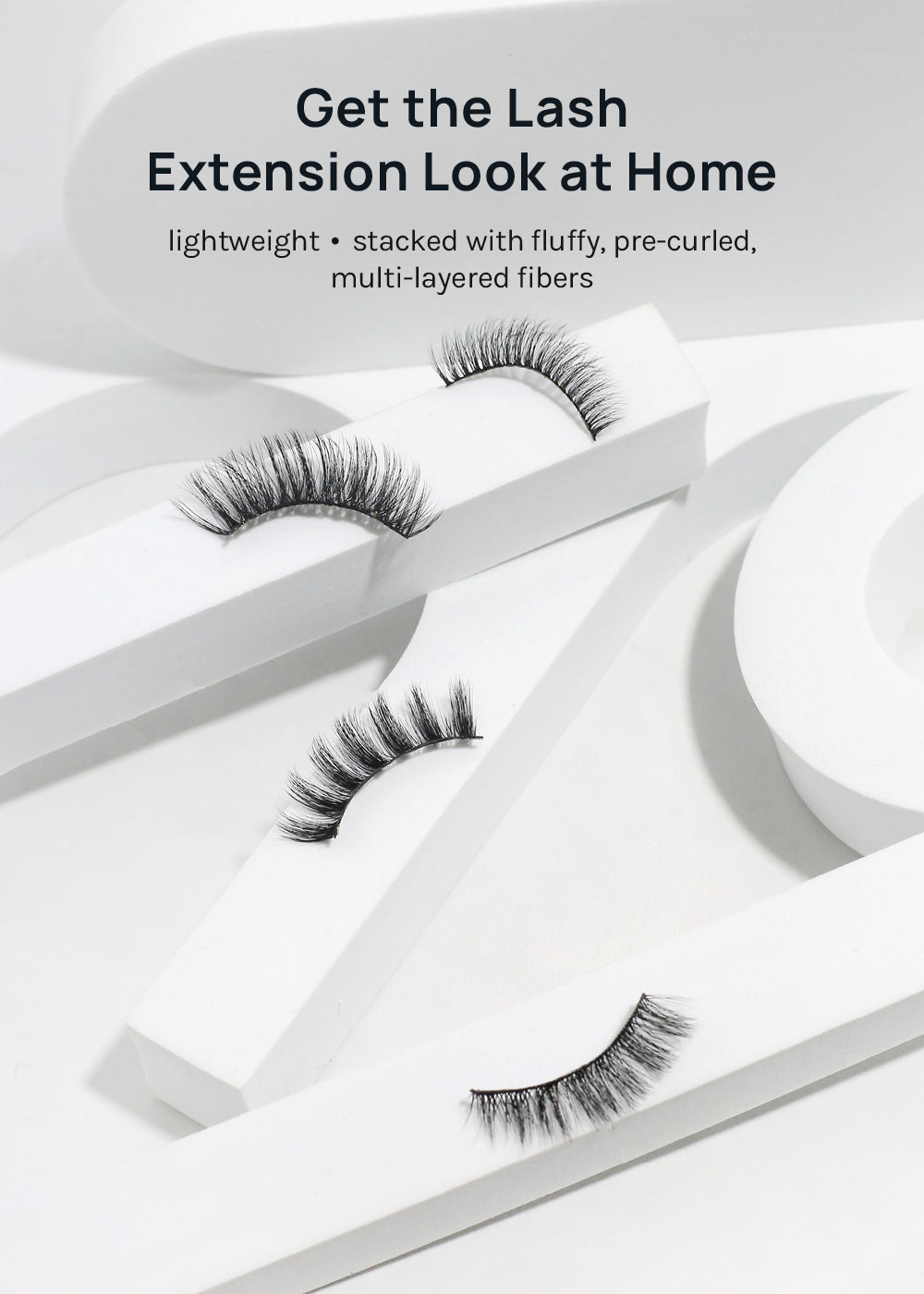 D-LUX Curl Premium Faux Mink Lashes - Hedy