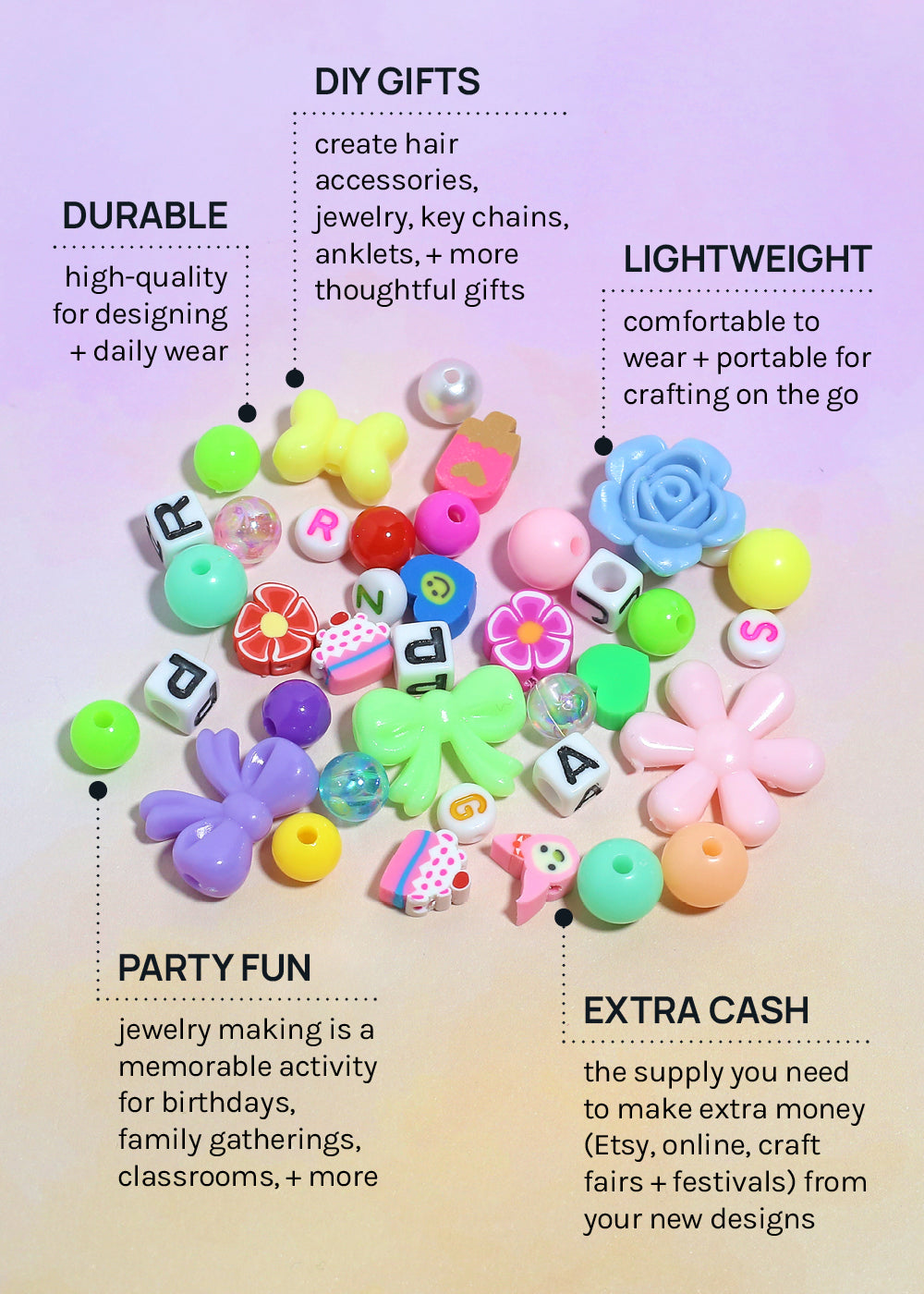 DIY Jewelry Making- Miss A Pastel Beads