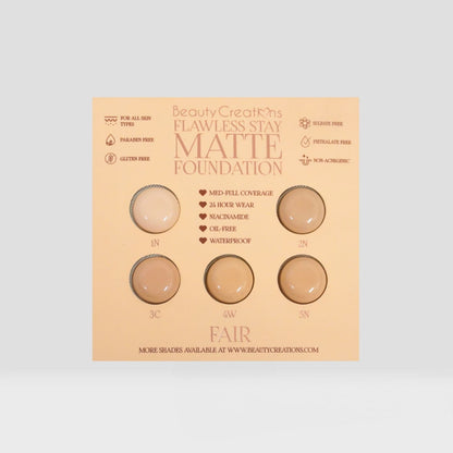 Flawless Stay Matte Foundation Group Samples