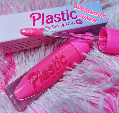 Inked Doll Cosmetics - *BUBBLEGUM PUNCH* PLASTIC" EXPLICITLY SEXY LIP GLOSS
