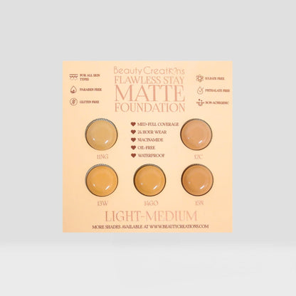Flawless Stay Matte Foundation Group Samples