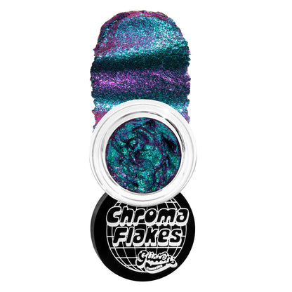 Milkyway Chroma Flakes (Blue/Purple) - Duochrome Pigment - Glisten Cosmetics