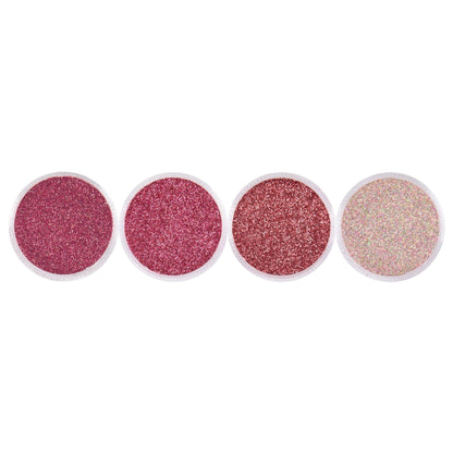Pink Ladies Glitter Set w/ (#4, 3, 14, 1 & Glitter Primer)
