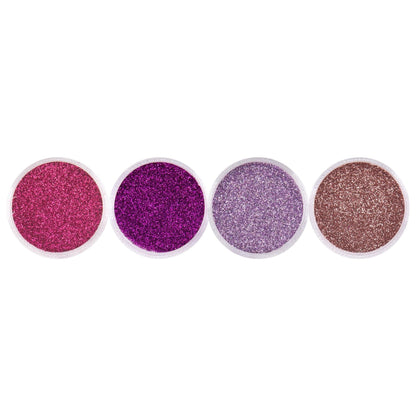 Purple Haze Glitter Set(16, 17, 15, 2 & Glitter Primer)