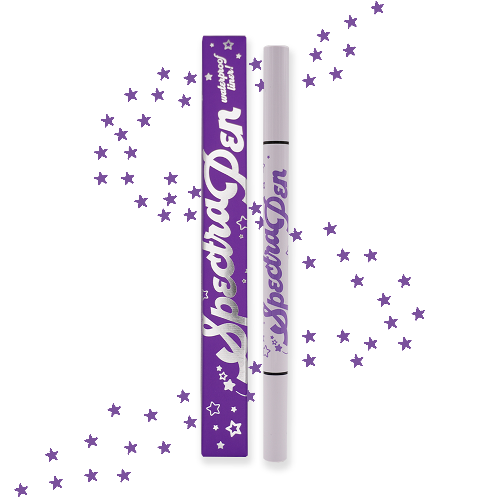 Purple Spectra Pen - Star Stamp Liner - Glisten Cosmetics