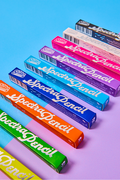Purple Spectra Pencil - Colourful Pencil - Glisten Cosmetics