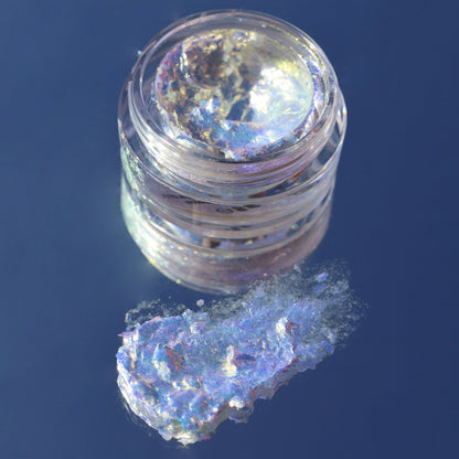 Stardust Chroma Flakes (Gold/Blue White) - Duochrome Pigment - Glisten Cosmetics