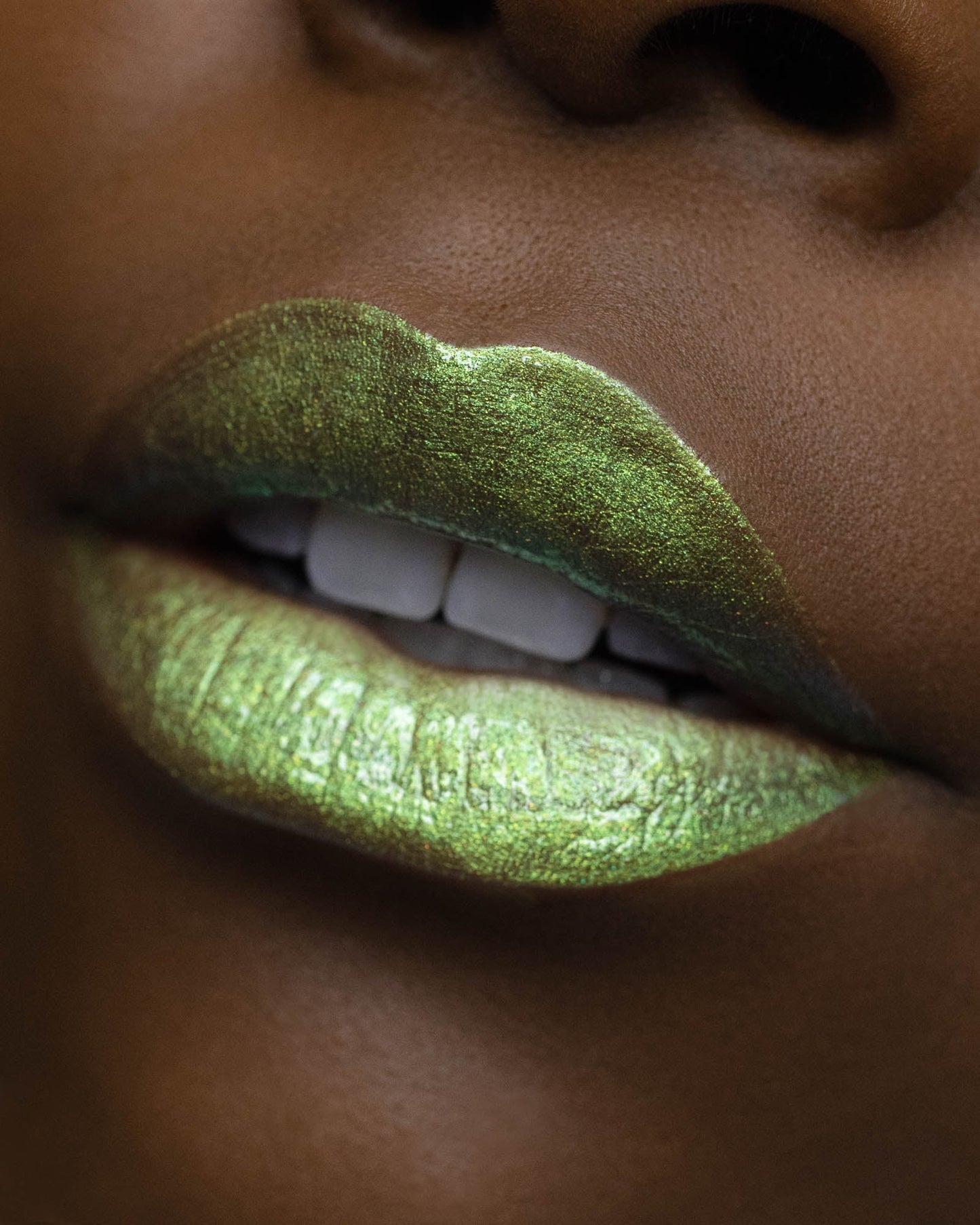 Vega Chroma Gloss (Green/Gold) - Multichrome Lip Gloss - Glisten Cosmetics