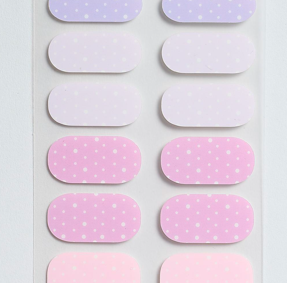 Candied Nails - Nail Sticker - Pinks and Blues Gel Nails