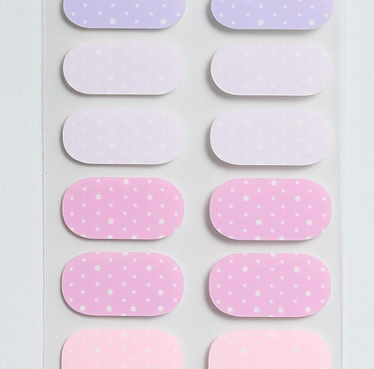Candied Nails - Nail Sticker - Pinks and Blues Gel Nails
